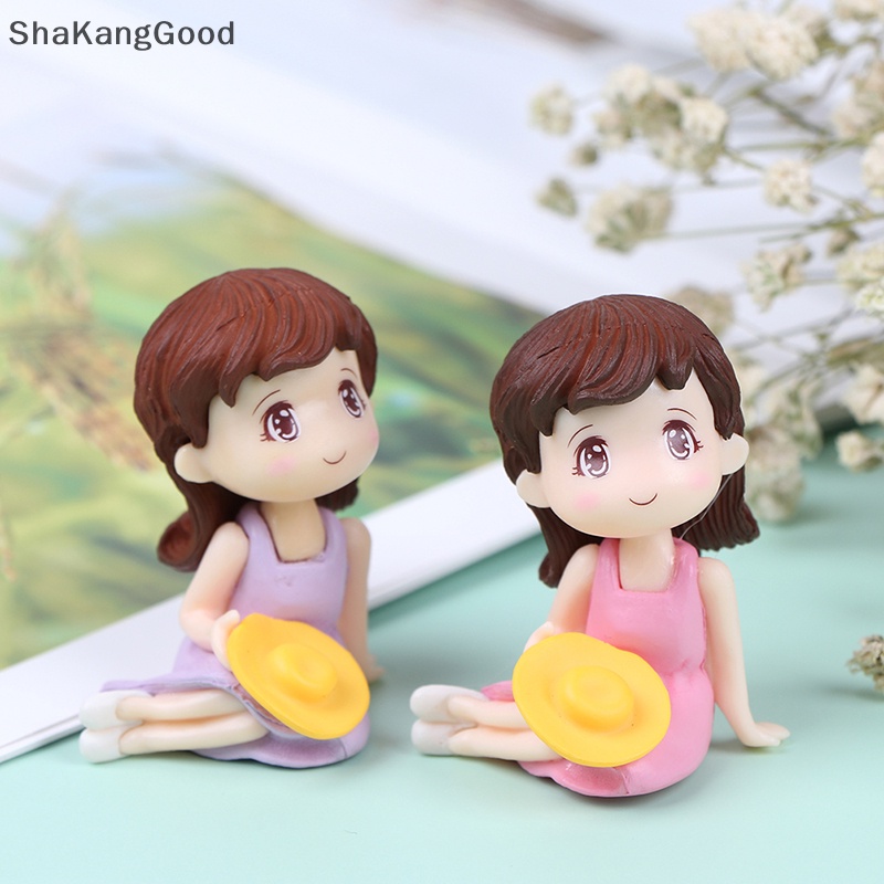 Miniatur Dekorasi Selip Pasangan Sweety Lovers Patung Taman Ornamen SKK