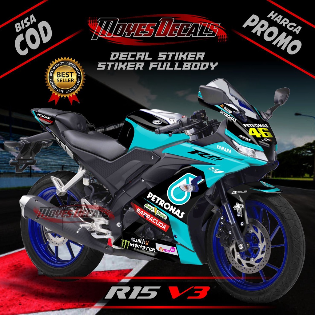 Decal R15 V3 full body petronas srt