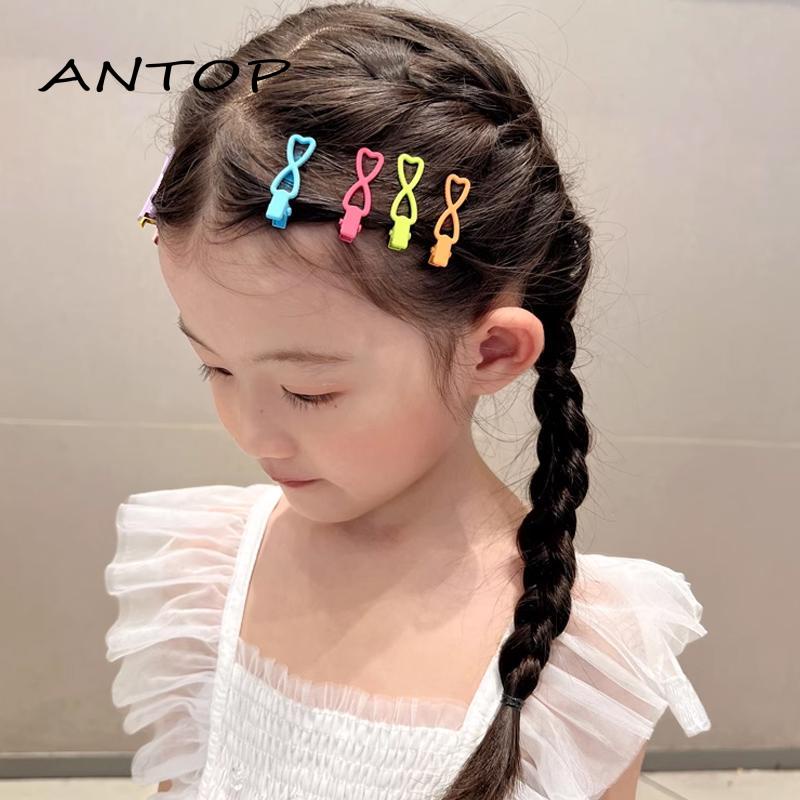 [antop] Jepit Rambut Bentuk Hati Manis Anak Tidak Sakit Rambut Lucu Hair Clip Girl Side Bangs Clip