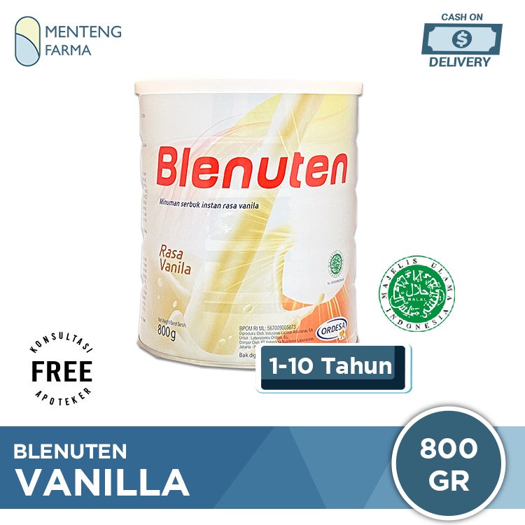 Blenuten Vanilla 800 gr - Susu Pertumbuhan Anak