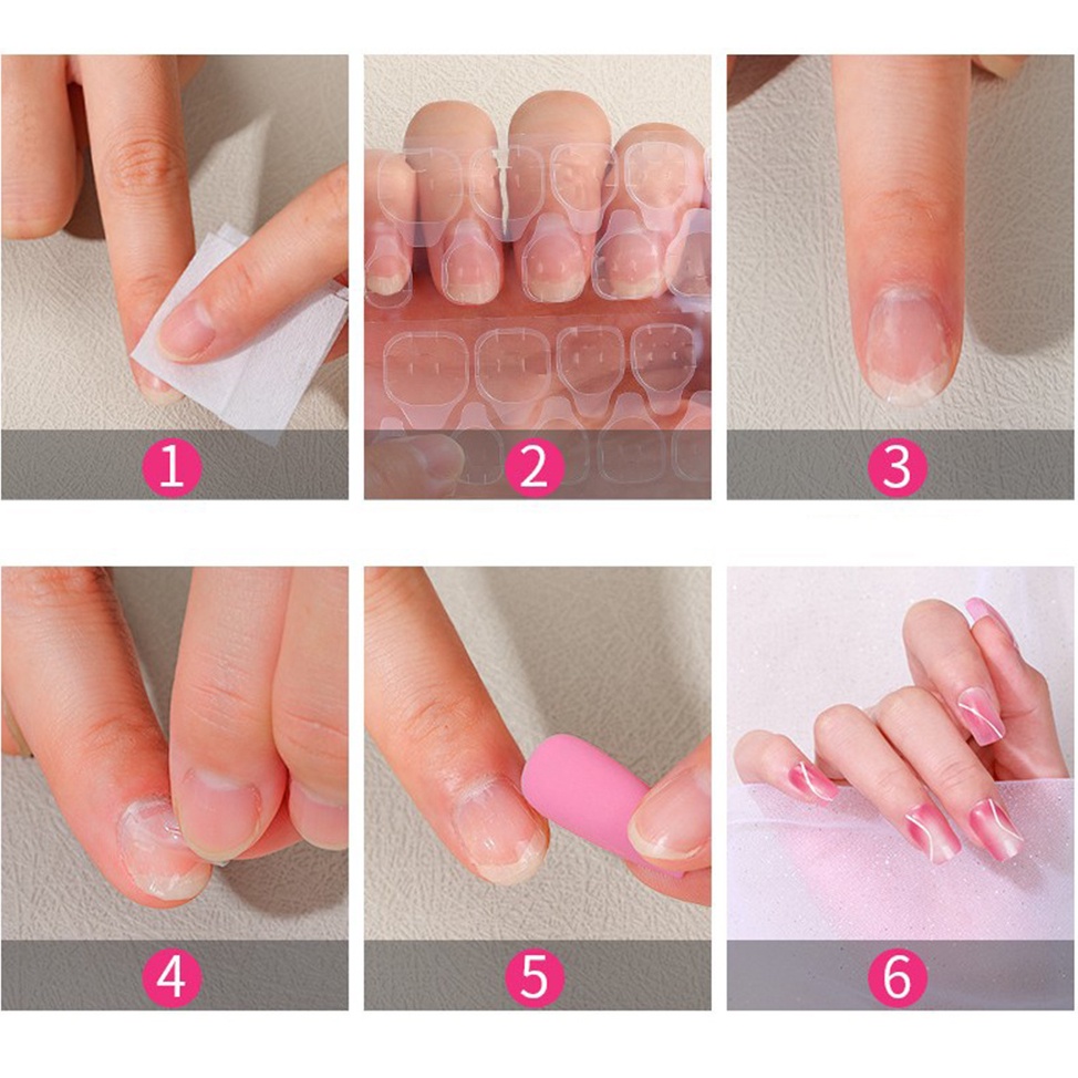 [Unggulan] 1pc Wearable Lem Jelly Kuku Palsu Upgrade Super Tipis Viscose Lem Stiker Dua Sisi Tempel Yang Dapat Dilepas Lem Kuku Perekat Tinggi DIY Manicure Tools Aksesoris Kuku