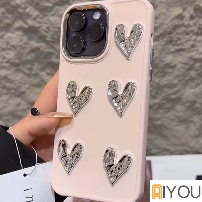 Casing iPhone Cinta Lipit Electroplated Simple Untuk Iphone7 8 7P X XS XR 11 11ProMax 12 12Pro 12ProMax 13 13Pro 13ProMax 14Pro TPU Silikon Anti Jatuh Soft iPhone 11 Case 14ProMax