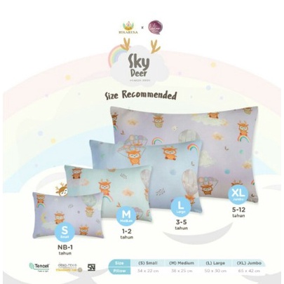 Hikarusa Guling &amp; Bantal Hikaru Cuddle Pillow Buddy Katun Tancel Sky Deer