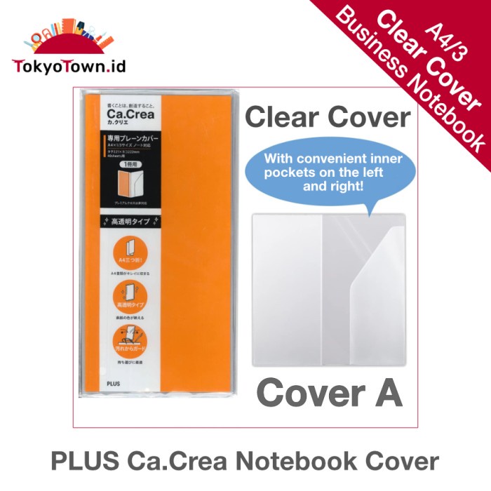 

PLUS Notebook Cover Ca.Crea Japanese Premium Quality - CoverA
