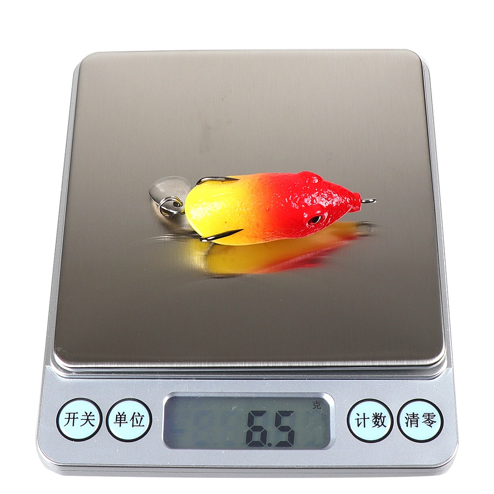 Umpan Katak 4.5cm/6.5g Soft Frog Fishing Lure Mini Soft Lure Kait Ganda Top Water Ray Frog Umpan Buatan
