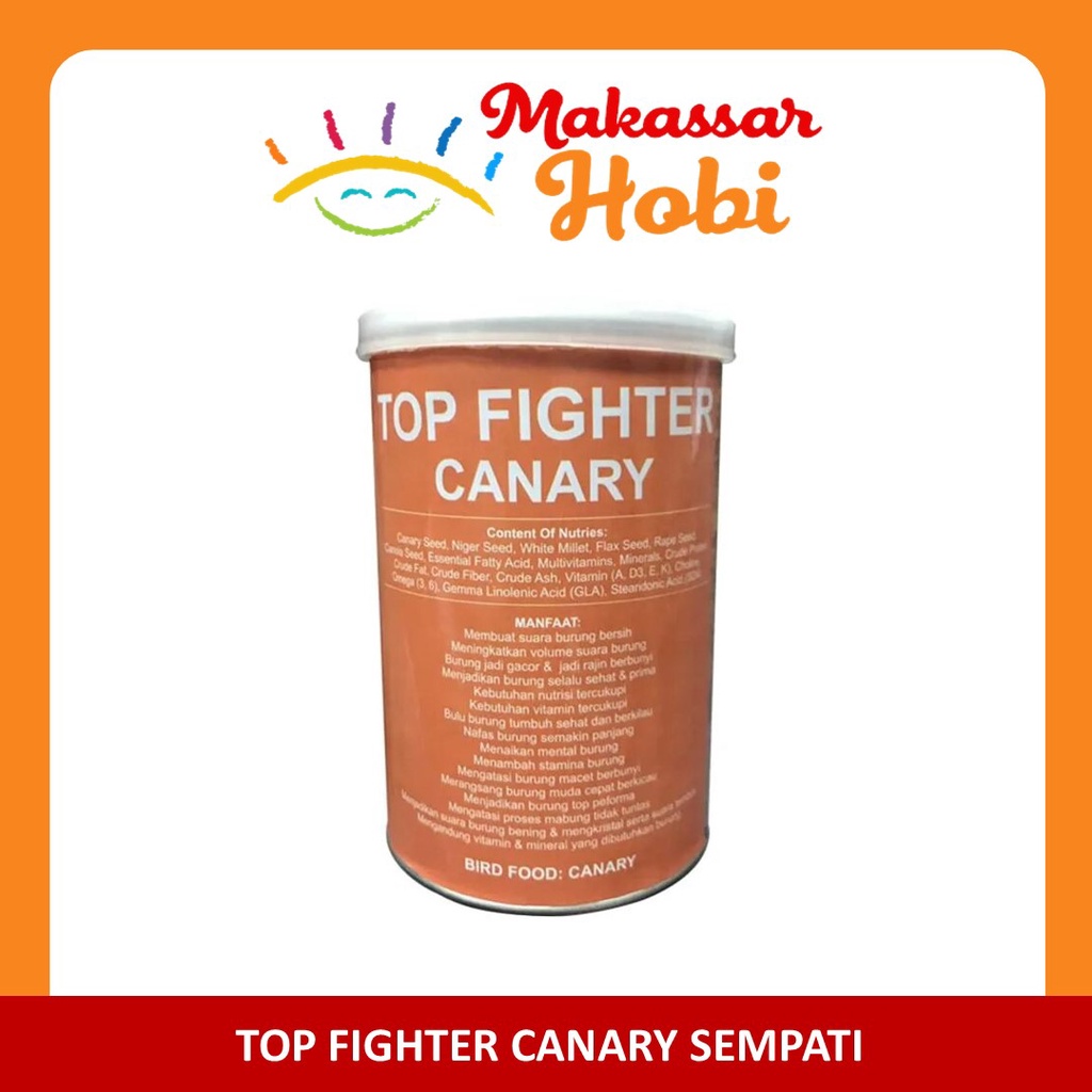 Top Fighter Canary Sempati Pakan Makanan Lomba Burung Kenari Millet