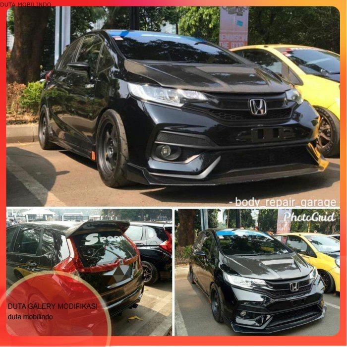 bodykit lips spoon diffuser jazz gk5 facelift 2018 2019DuraflexBodykit-Duta Modifikasi