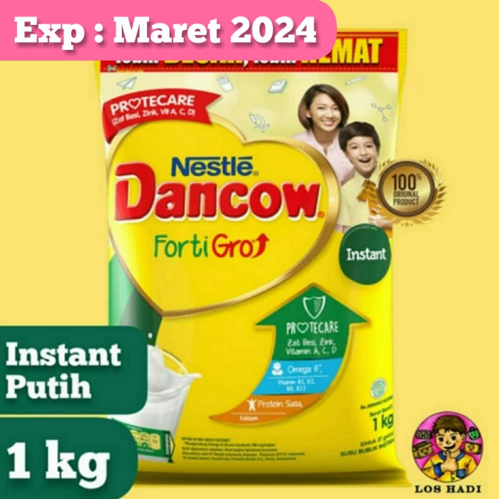 

Promo Terjangkau Susu Dancow Fortigro Instant 1 kg dancow putih instan 1000 gram nestle