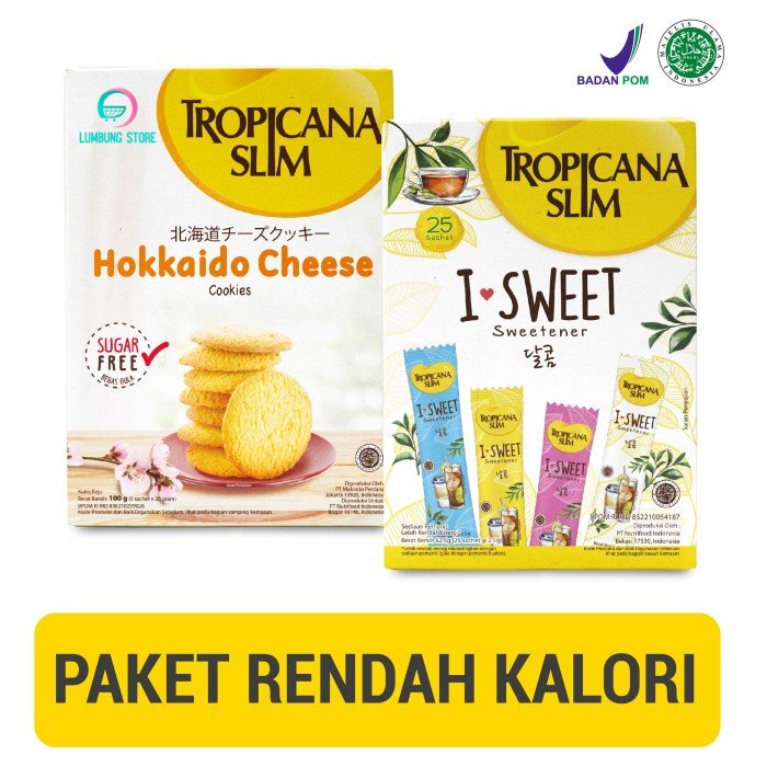 

Tropicana Slim Hokkaido Cheese Cookies (5 Sch) + I-Sweet