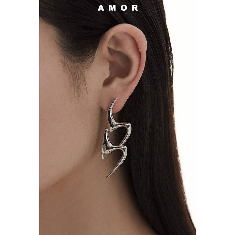 Y2k note shape, Anting Desain Asli, Anting Untuk fashion Wanita