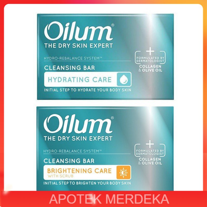 Sabun Oilum 85 Gr / Oilum Hydrating Care Cleansing Bar 85gr / Oilum Brightening Care Cleansing Bar 8