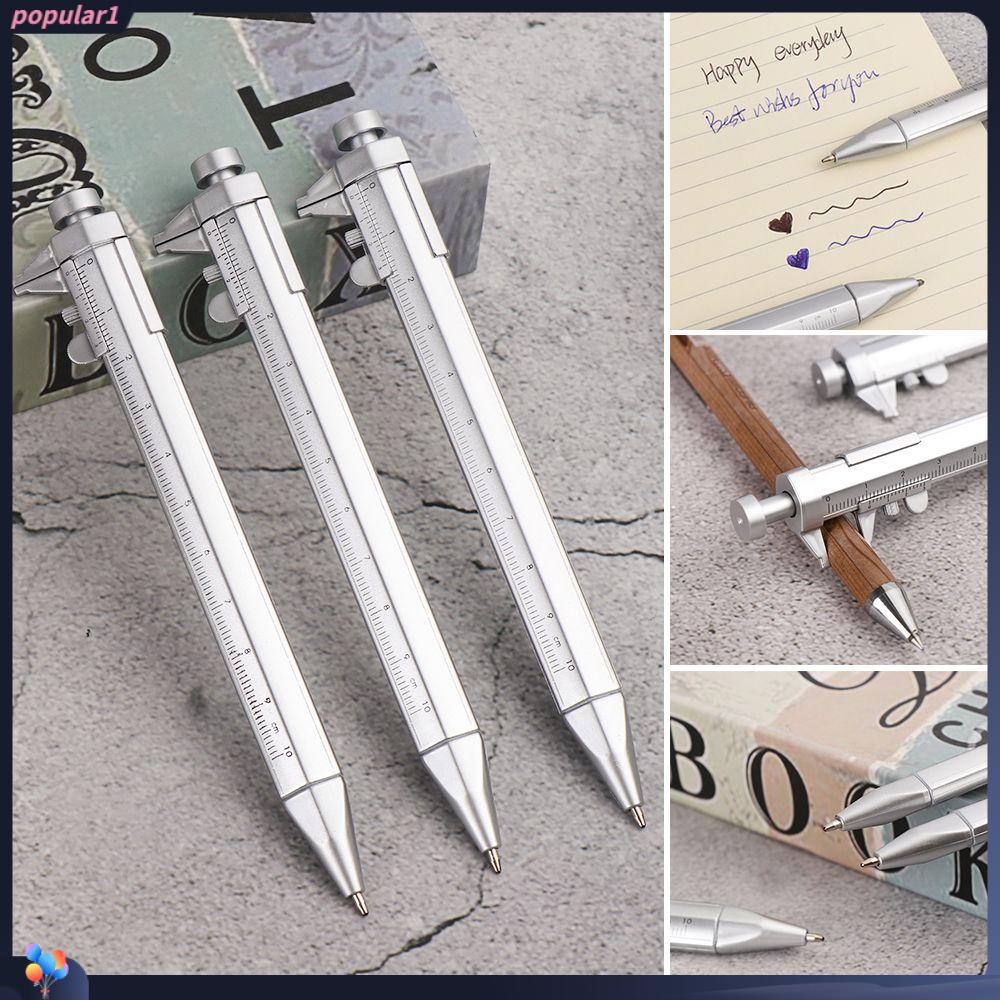 Populer Vernier Calipers Pen Hadiah Pengukur Berputar Unisex Scale Ruler