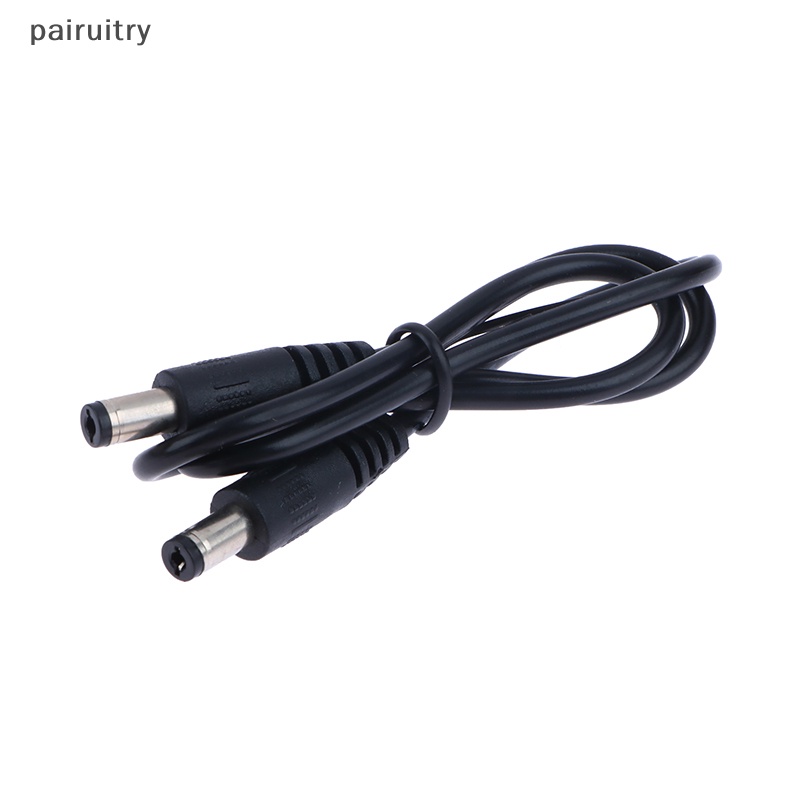 Prt Colokan Listrik DC 5.5 x 2.1mm Male To 5.5 x 2.1mm Male Kabel Konektor Adaptor CCTV 12V 10A Kabel Power Extension 0.5m PRT