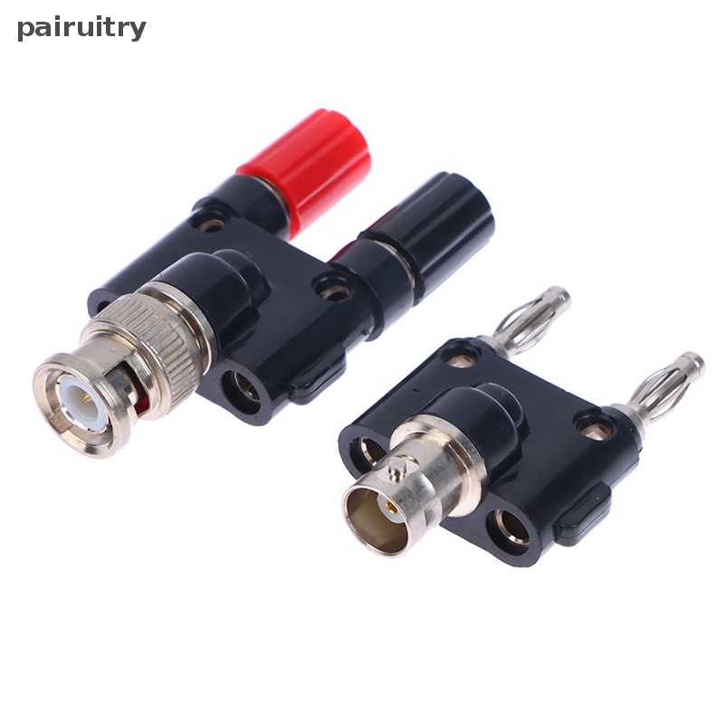 Prt 1Pcs BNC Banana Male Female Jack Konektor Coaxial BNC Tee Tipe 3Way Splitter PRT