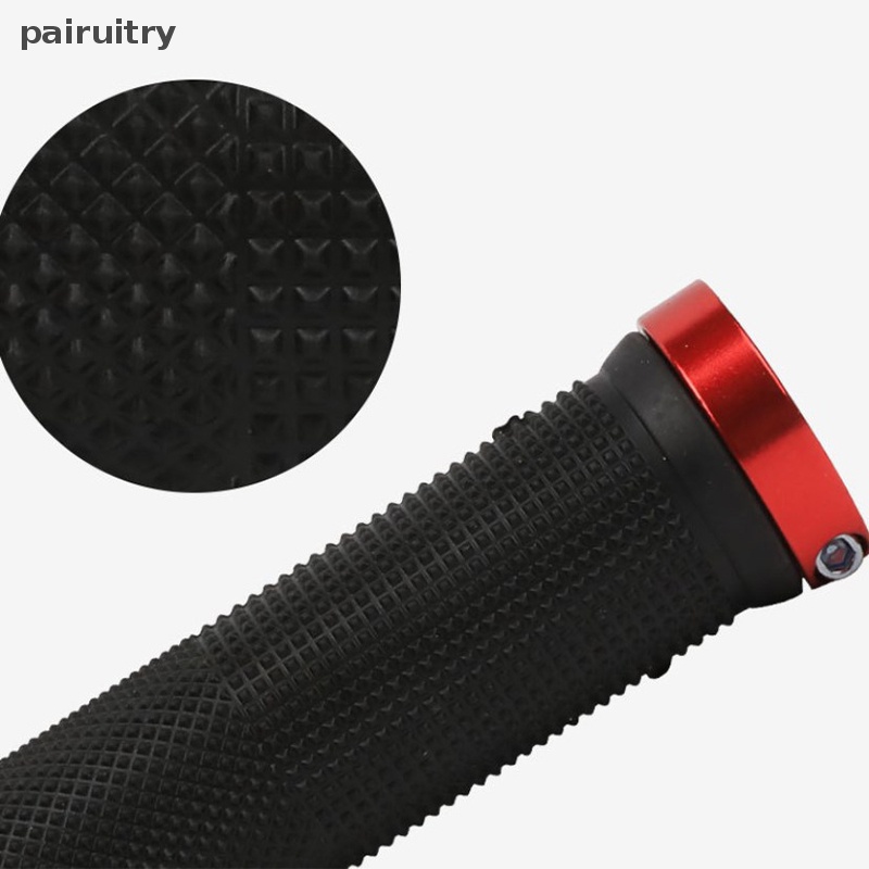 Prt 1pasang Grip Stang Sepeda Bersepeda Double Grips Sepeda Gunung Bar Karet MTB Grips PRT