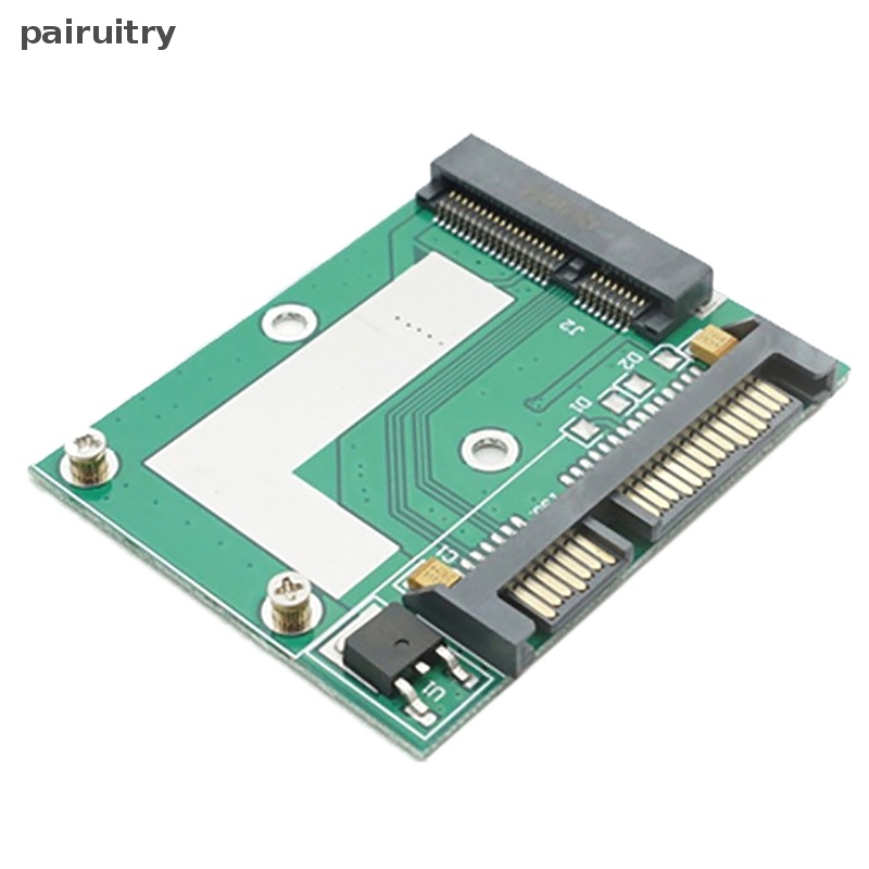 Prt MSATA Ssd To 2.5 ''SATA 6.0gps Adapter Converter Kartu Modul Board Mini Pcie Ssd PRT