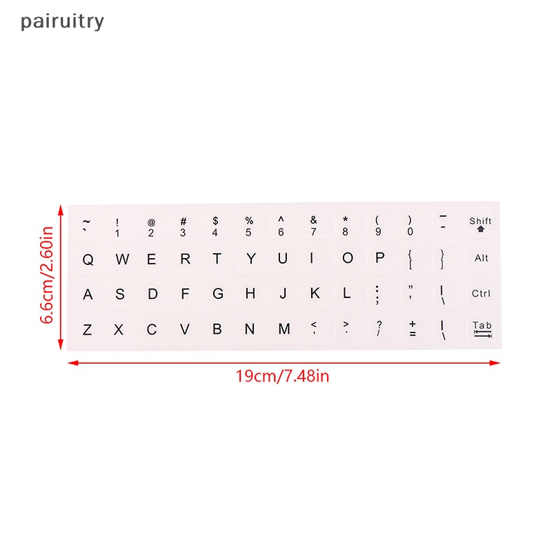 Prt PC Desktop Keyboard Matte Sticker Koreksi Key Change Stickers Full Keyboard PRT
