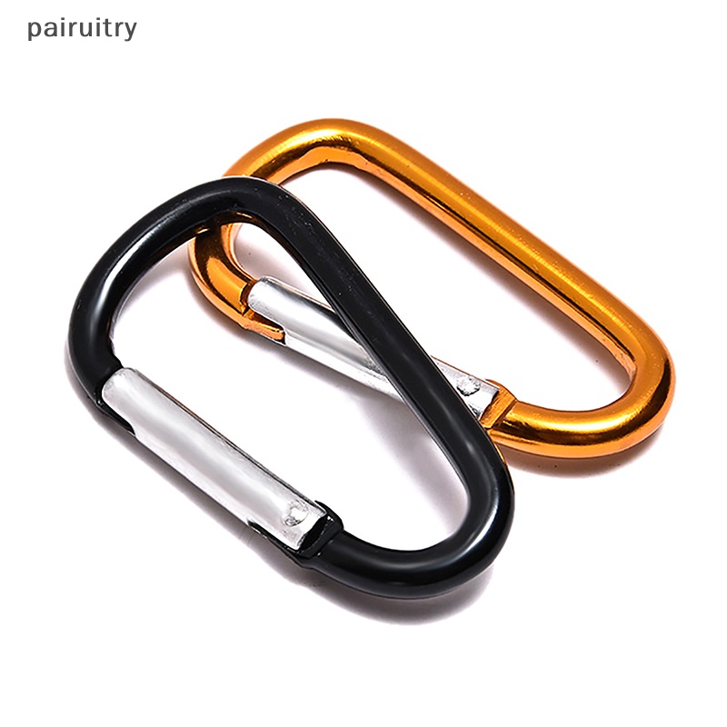 Gantungan Kunci Carabiner PRT Alluminum Alloy D-ring Buckle Spring Carabiner Snap Hook PRT