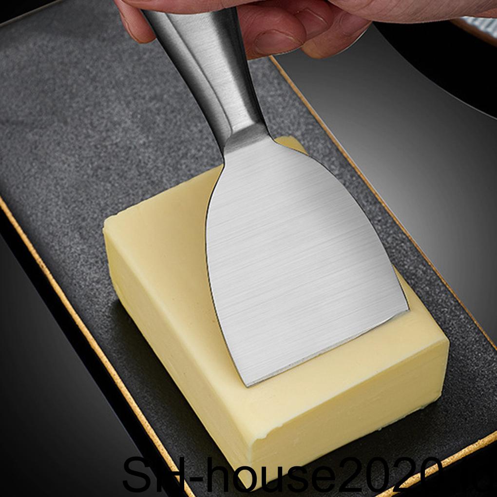 4pcs/set Keras Keju Spatula Garpu Scraper Sarapan Butter Spreader Slicer Cutlery Kit Ergonomis Restoran Perlengkapan Rumah