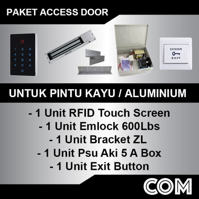 

PAKET ACCESS CONTROL RFID TOUCHSCREEN PAKET ACCESS DOOR EMLOCK 600 LBS