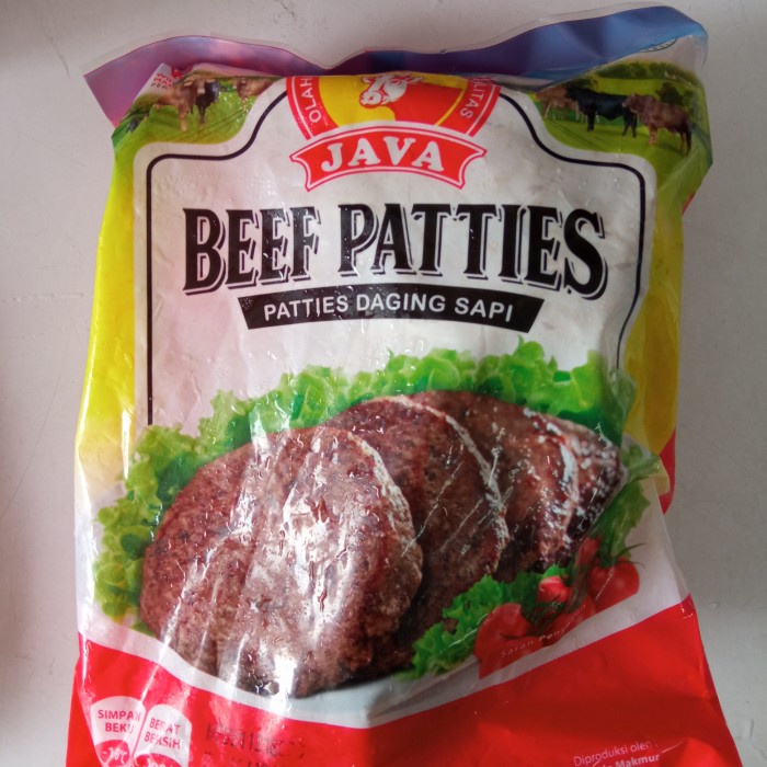 JAVA BEEF PATTIES 500 gr
