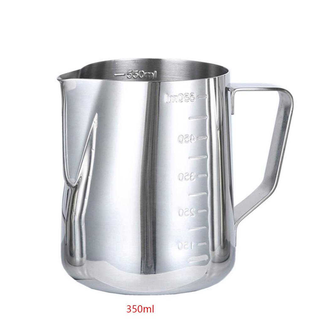 Gelas Buih Susu Stainless 350ml-1000ml Coffee Latte Pitcher Barista Craft Jug