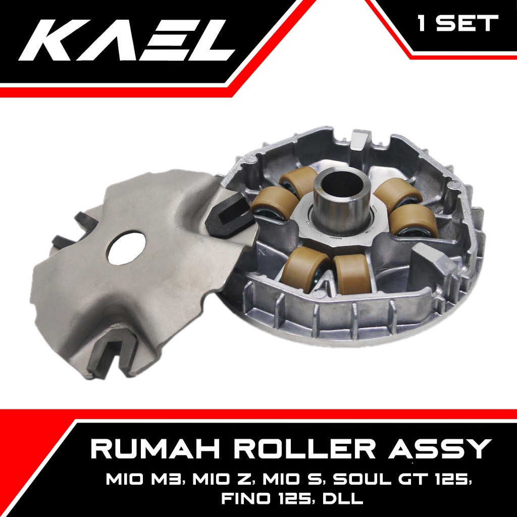 Rumah Roller Roler Assy Fino 125 &amp; X-Ride 125 &amp; Mio M3 Z S &amp; Soul GT 125 Penutup Tutup Slider Set Lengkap Komplit Dengan Bosh