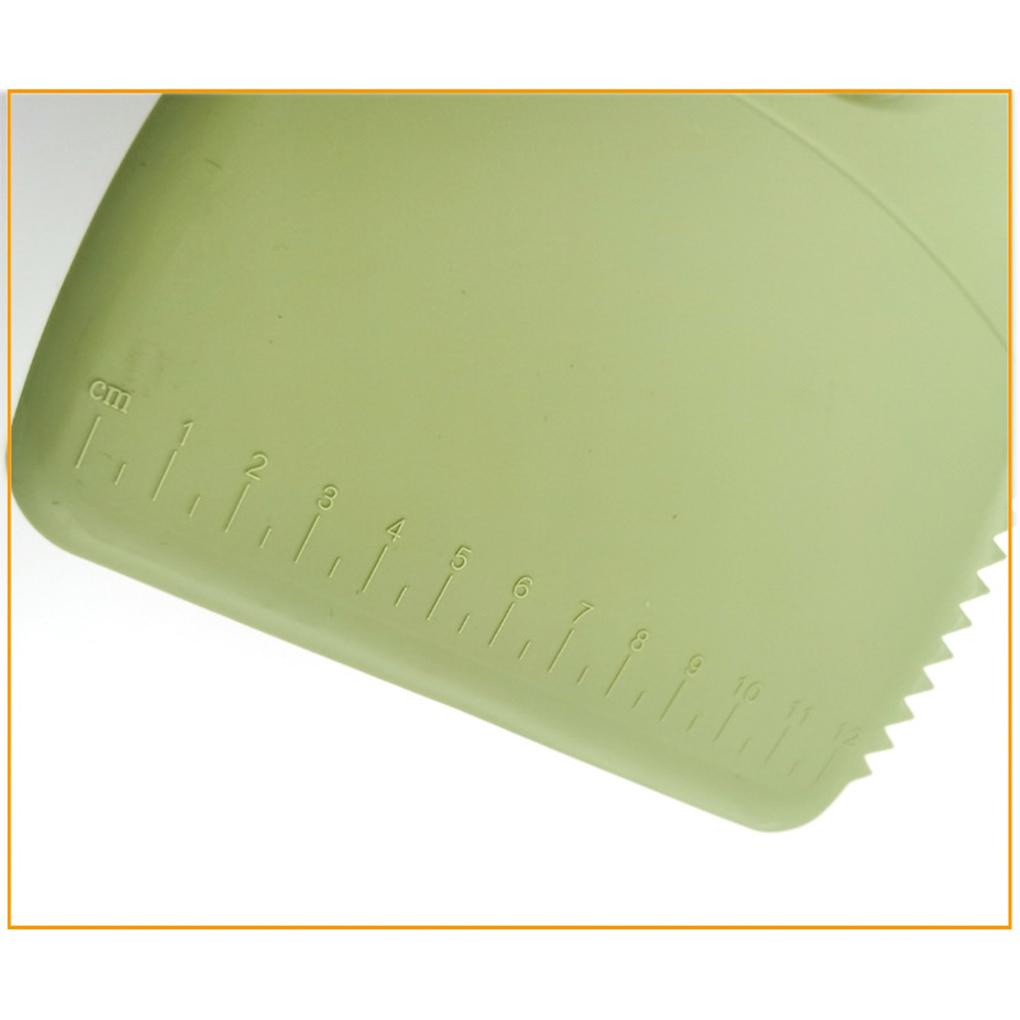 Scraper Fleksibel Scrapper Makanan Dengan Skala Ukur Alat Baking Spatula Pizza Untuk Bakeware Gadget Aksesoris