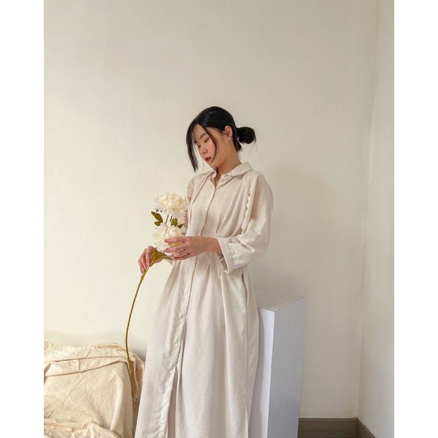 KANON - Merlin Dress - Dress kemeja simple big size / oversize