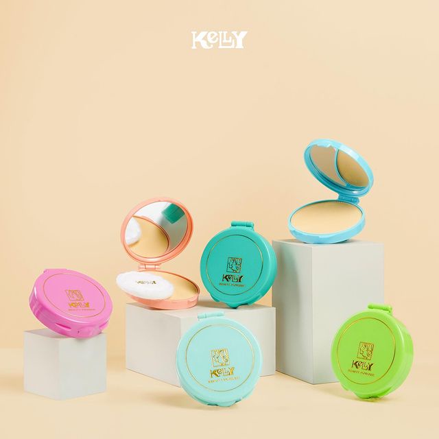 ✿ MADAME ✿ KELLY COMPACT BEAUTY POWDER BEDAK PADAT WAJAH ORIGINAL BPOM