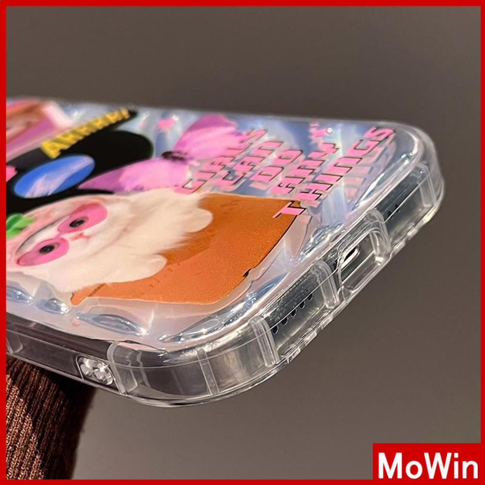 Case iPhone 14 Pro Max iPhone Case Laser Reflektif Bening Case TPU Soft Case Airbag Shockproof Hewan Lucu Kompatibel dengan iPhone 13 Pro max 12 Pro Max 11 xr xs max 7PLus 8PLus