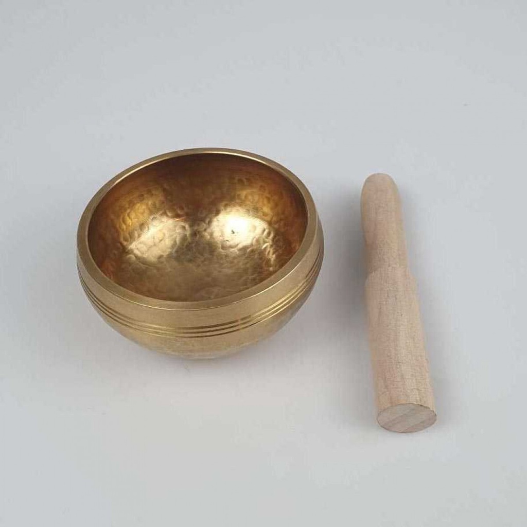 XIAOLANG Singing Bowl Mangkok Tembaga Vihara Meditasi X8