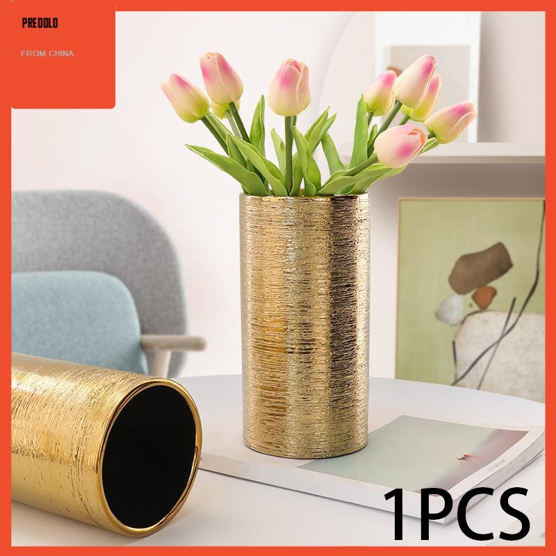 [Predolo] Vas Keramik Ornamen Modern Vas Bunga Untuk Ruang Makan Perapian Rak Buku