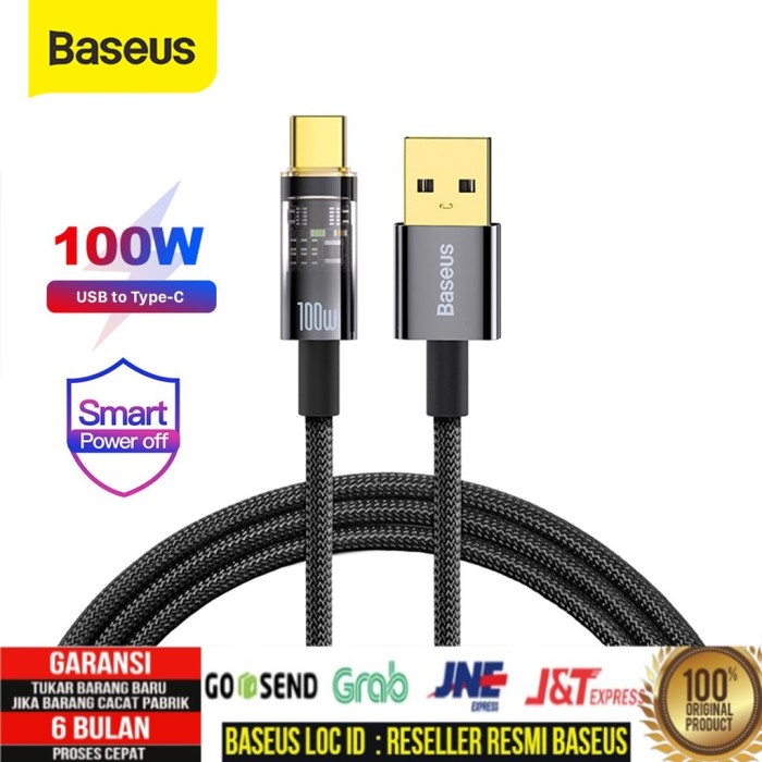 Baseus Kabel Data Type-C Automatic Power-Off Fast Charge