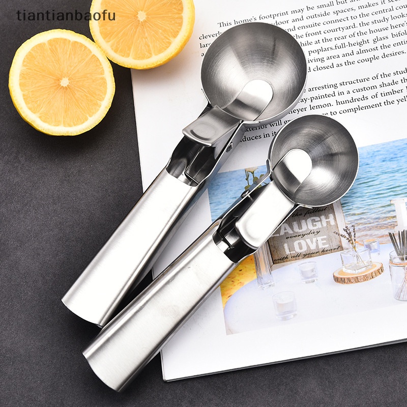 [tiantianbaofu] Ice Cream Scoops Stainless Steel Penggali Es Krim Anti Lengket Alat Sendok Es Krim Butik