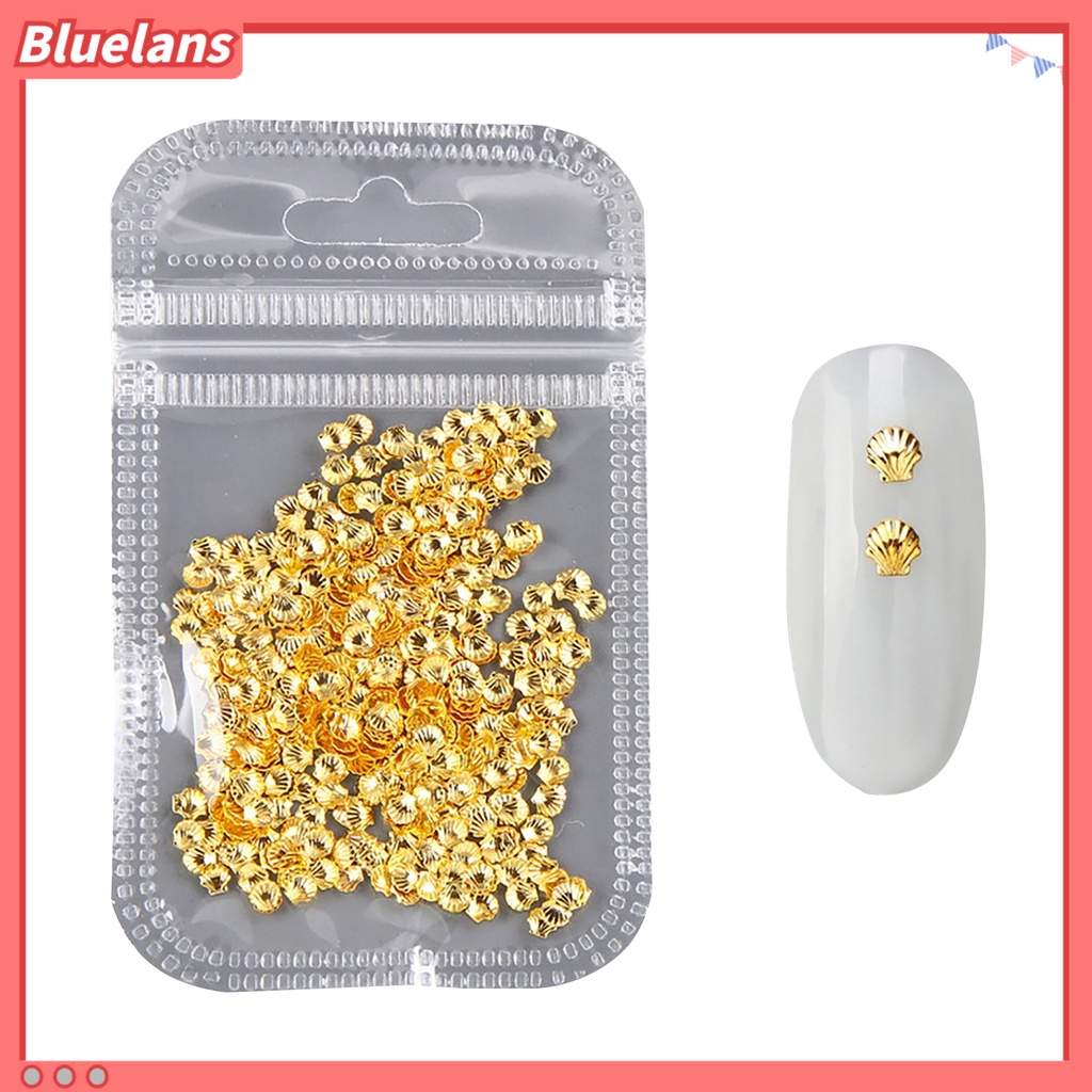 [BLM] 500pcs /Pack Stud Nail Art Desain Hollow Dekorasi Kuku Logam Fashion Manicure Rivet Sequin Untuk Kecantikan