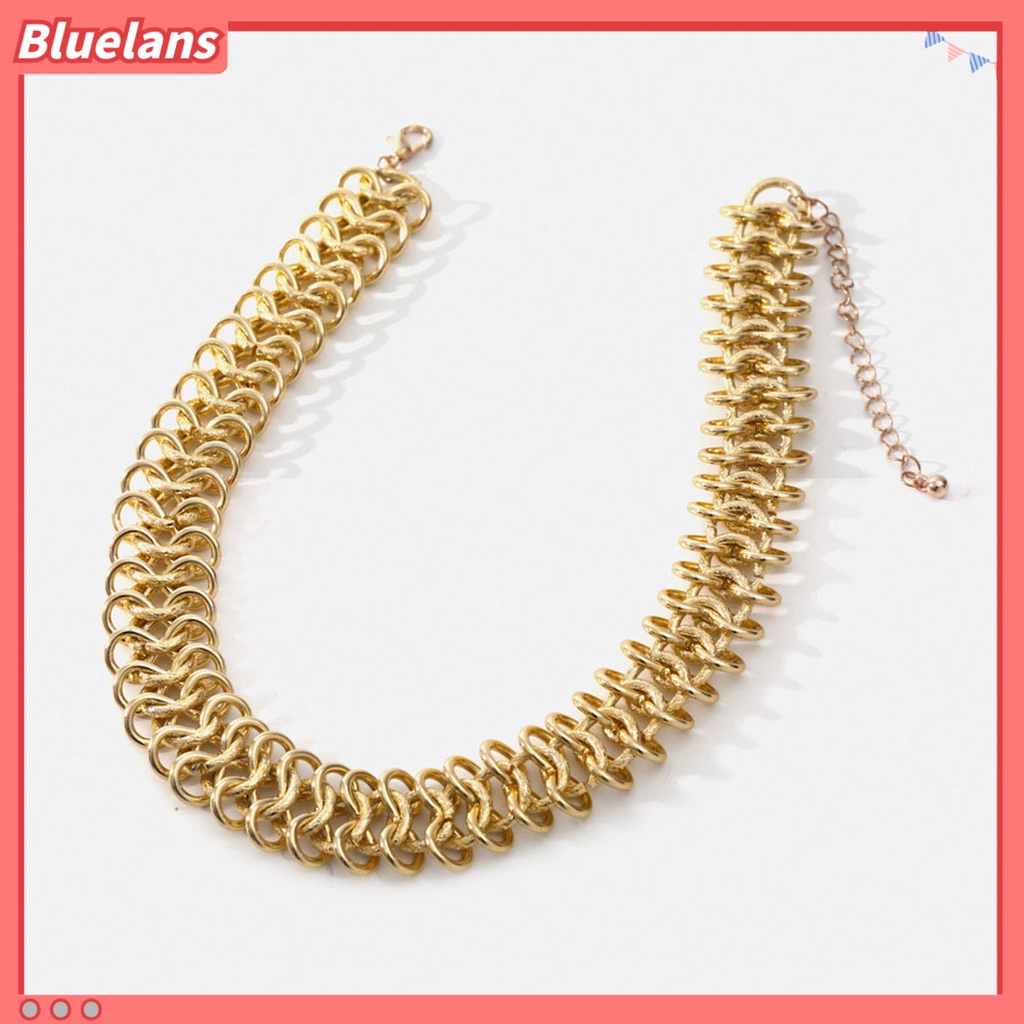 [BLS] Kalung Dewasa Multi-layer Punk Hip-hop Lapis Emas Hypoallergenic Fashion Perhiasan Alloy Pria Wanita Kaitan Rantai Kalung Untuk Harian
