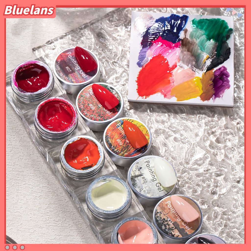 [BLM] 8g Manicure Painted Glue Bahan Aman Tahan Air Krim Kutek Cat Dicat Fototerapi Lem Manicure Polish Gel Perlengkapan Kuku