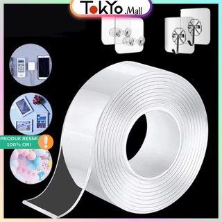 

Double Tape Super Kuat Tanpa Bekas Nano Tape Ivy Grip Tape Isolasi 2 Sisi Solatip Tape Solasi Bolak Balik isolasi Transparan Bening Original COD Berkualitas TM Promo