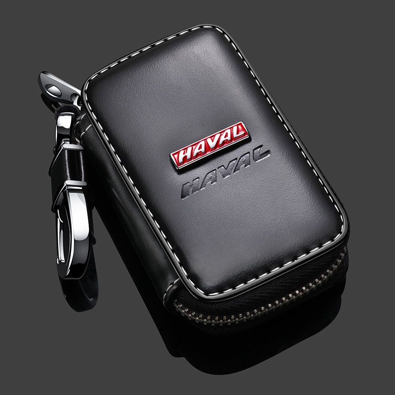 Haval Case Kunci Mobil Kulit Asli Car Smart Key Chain Keychain Holder Kait Logam Untuk H6 H6S Jolion H2 H2s H1 2022 2023 Aksesoris