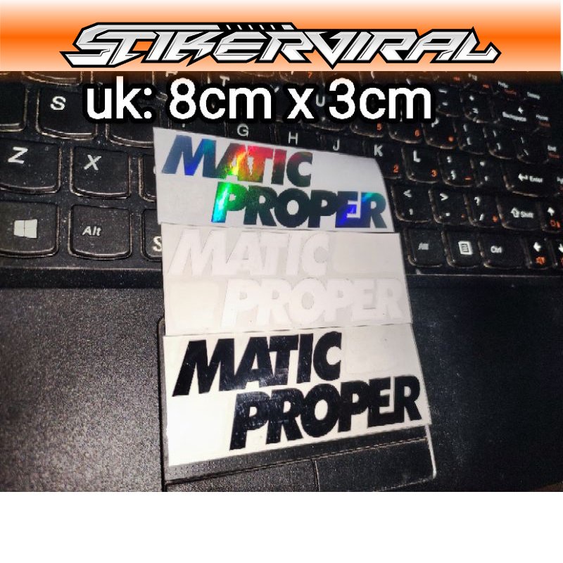 sticker cutting MATIC PROPER