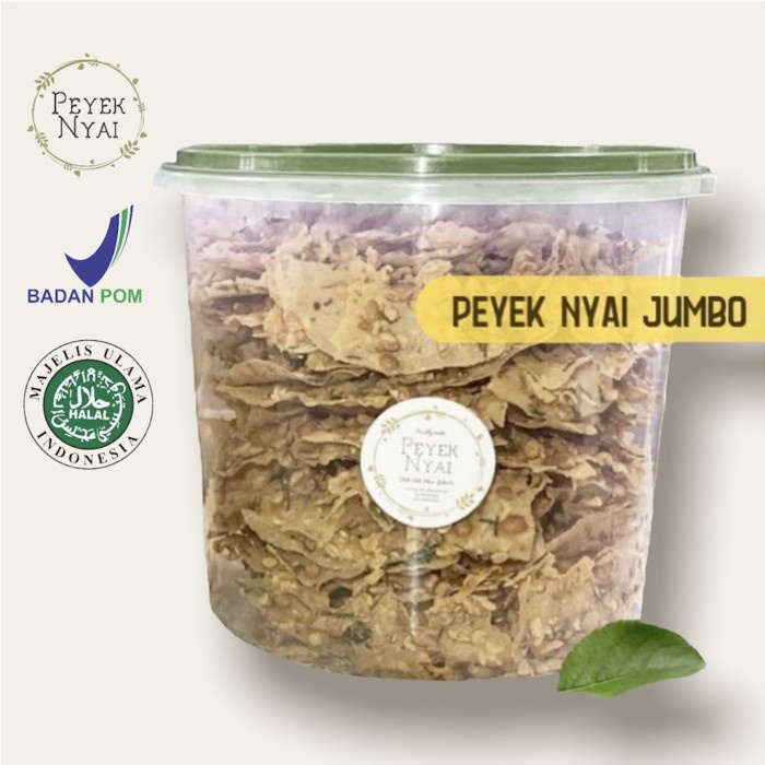 

N.E.W Rempeyek Peyek Nyai Kacang (JUMBO)