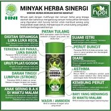 100% ori ORIGINAL Minyak Herba Sinergi / Minyak But But HNI HPAI 100ml / Minyak Urut Pegal linu Pata