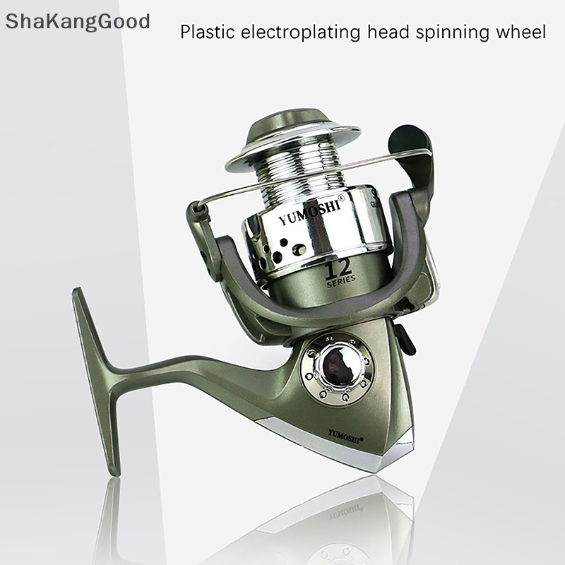 Skid Spinning Fishing Reel Gear Ratio 5.2:1 Dengan 6ball Bearing Gulungan Pancing Untuk Memancing Air Tawar SKK