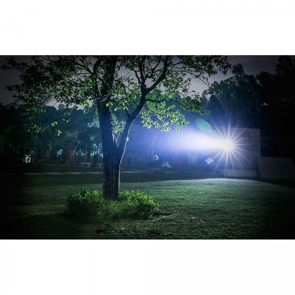 TaffLED Senter LED Jarak Jauh Super Terang Recharger Waterproof
