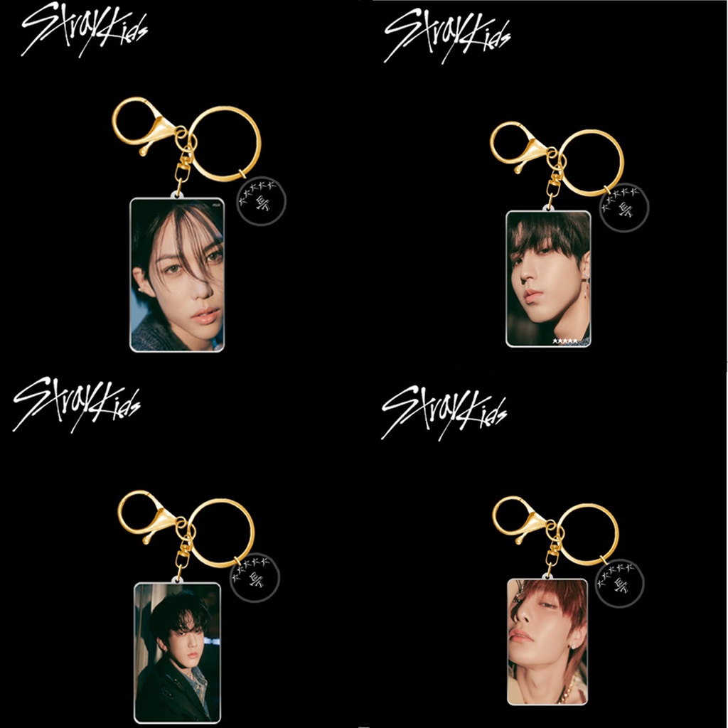 1pc Gantungan Kunci Akrilik STRAY KIDS S-Class Album Baru 5-STAR Straykids Key Ring Gantung