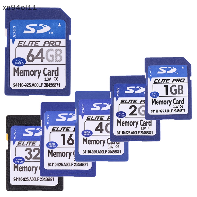 Xo SD Card 1GB 2GB 4GB 8GB 16GB 32GB 64GB Kartu Memori Flash Digital Aman OL