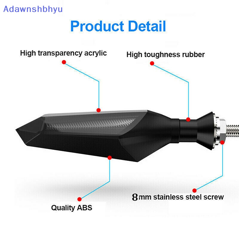 Adhyu Lampu Sein LED Motor 8mm Lampu Indikator Kedip Berurutan Mengalir  Id