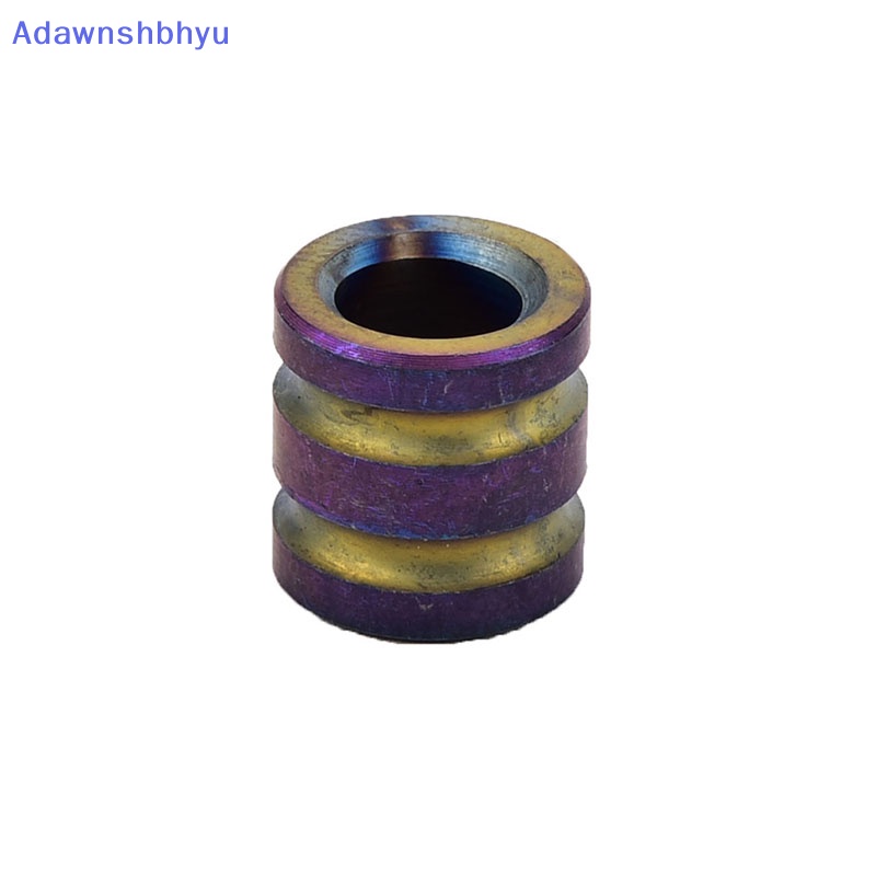 Adhyu Titanium Alloy Beads Paracord Beads Outdoor Parasut Cord Gadget ID