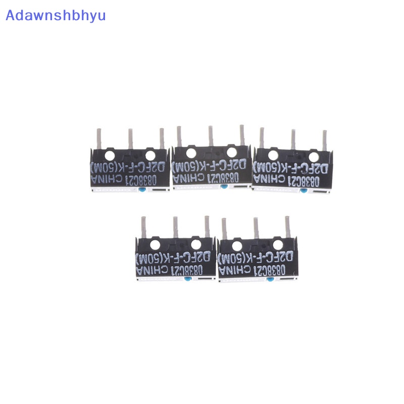 Adhyu 5pcs OMRON Mouse Micro Swtich D2FC-F-K (50m) Tombol Mouse Dot Biru ID